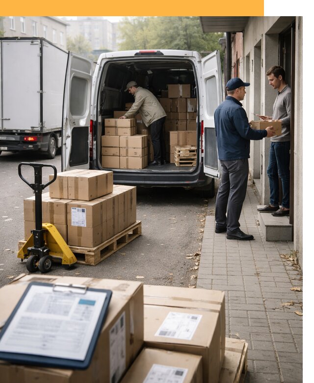 Доставка грузов от двери до двери с таможней от 45828 руб.
