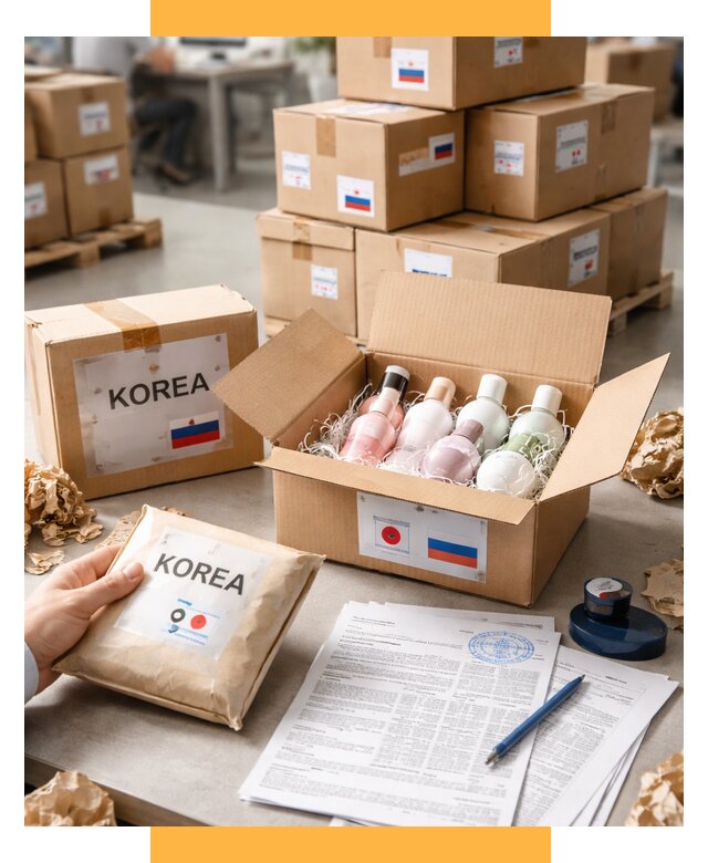Доставка косметики из Кореи от 8656 р. под ключ | СетСервис-Ксв