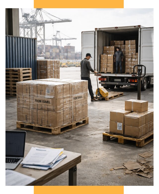 Доставка грузов из Израиля от 15276 р., логистика от СетСервис-Ксв