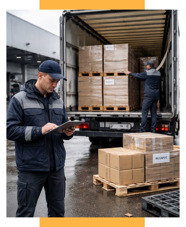 Доставка грузов из Беларуси от 15276 р. логистика СетСервис-Ксв