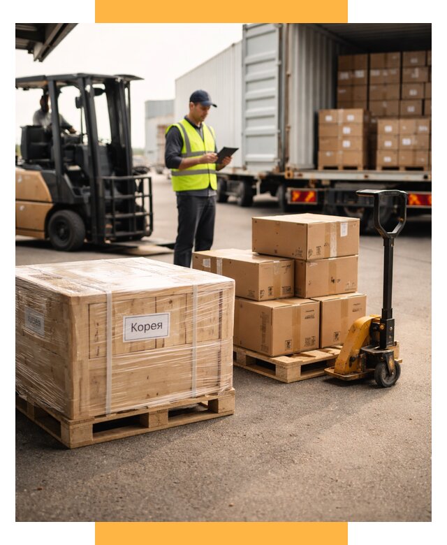 Доставка грузов в Корею из России от 35644 р. | СетСервис-Ксв