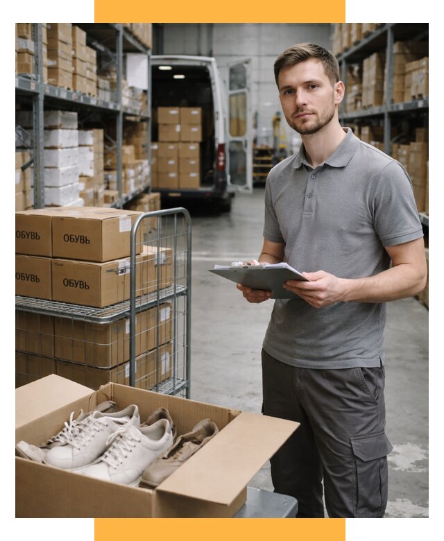 Доставка обуви из Китая и Турции от 4583 р. СетСервис-Ксв