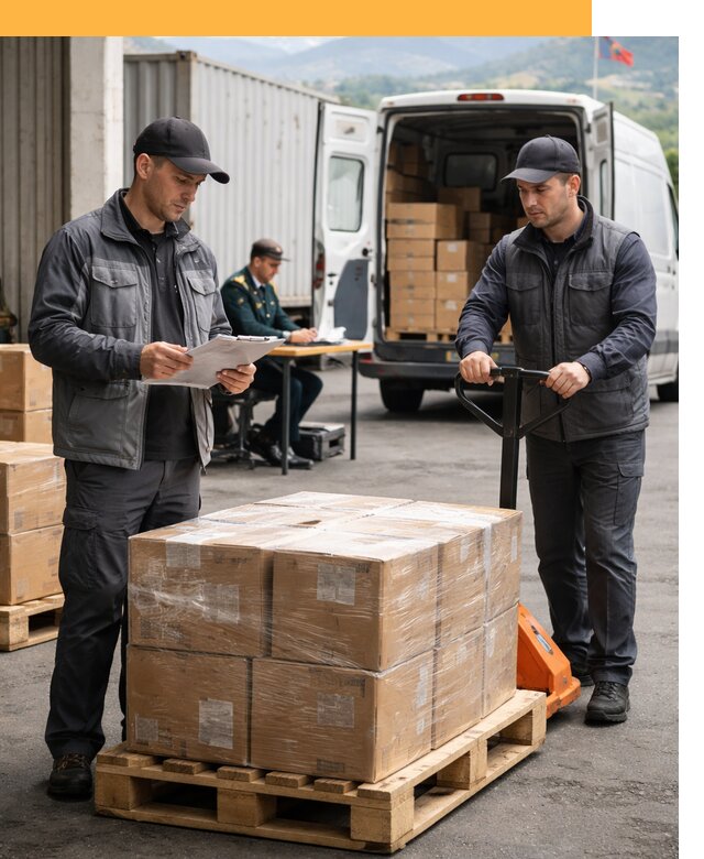 Доставка грузов через Армению, быстрая таможенная очистка от 25460