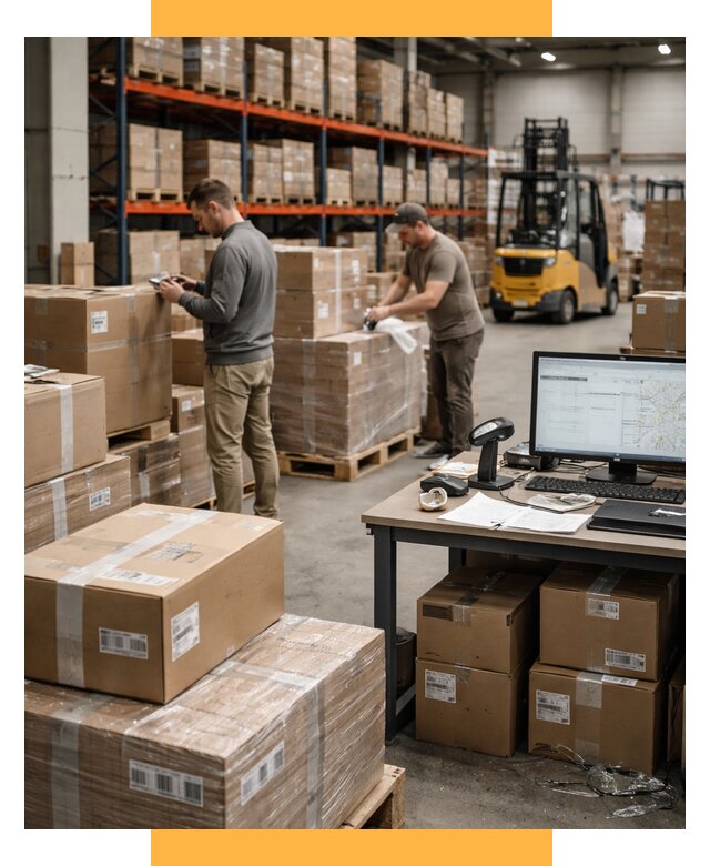 Склад консолидации в Европе от 6620 р., услуги СетСервис-Ксв